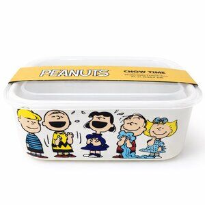 Peanuts Lunch Box – Snoopy & Friends Stoneware Food Container w/ Lid